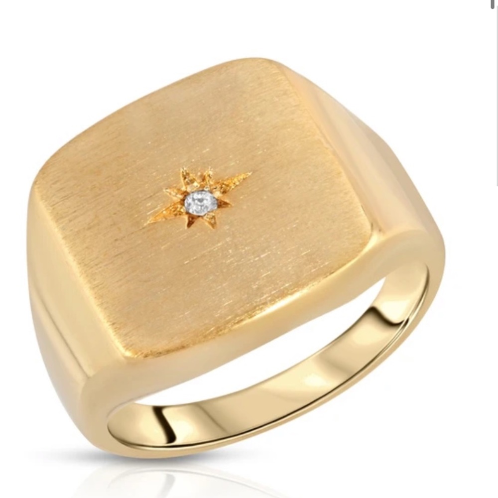 Starlite Village North Star Ring Gold
